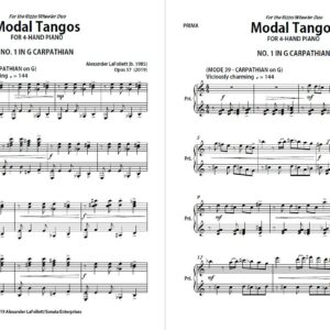 Modal Tangos 4-Hand Image 1